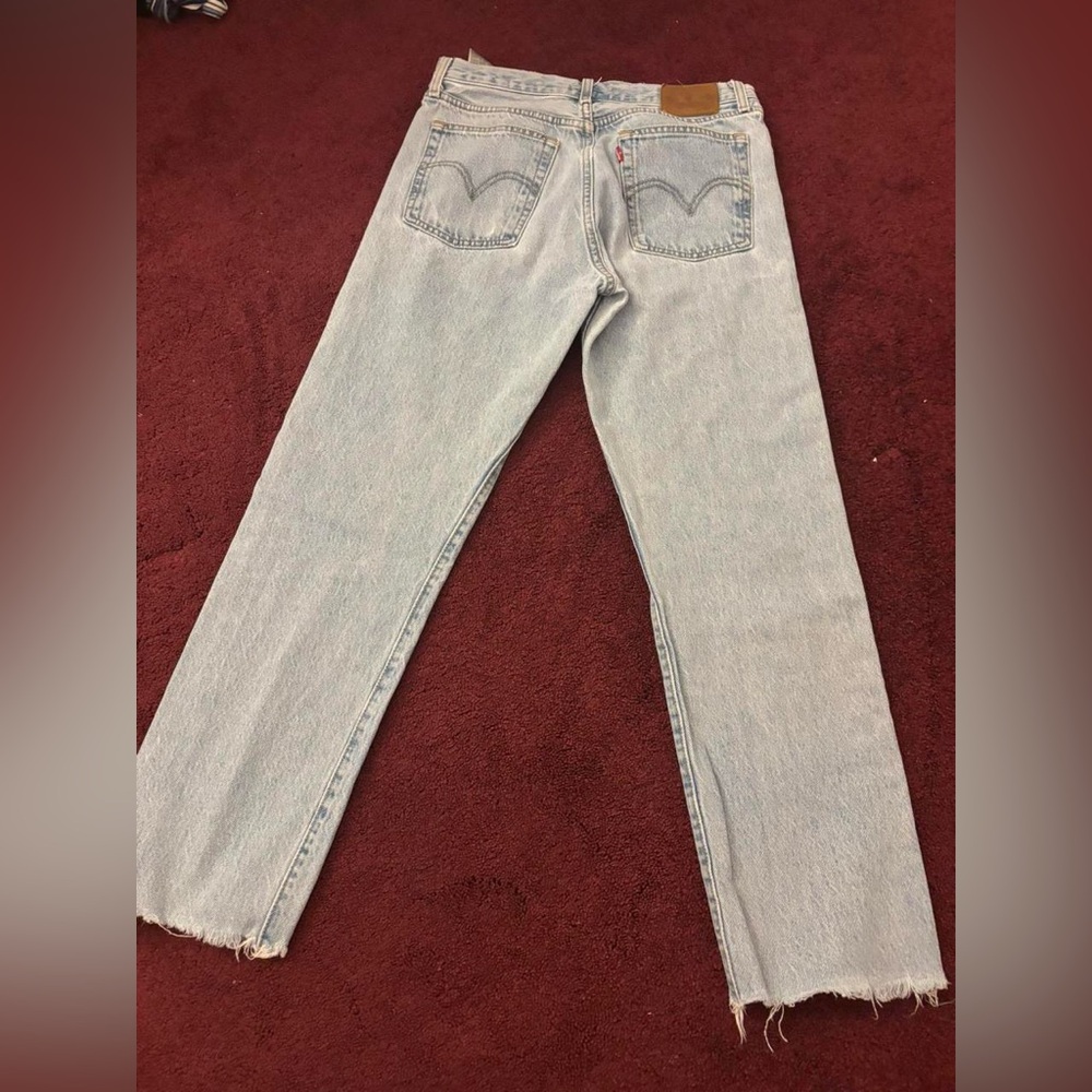 Levi's Light Blue Denim with Brown Patch